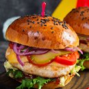 Chicken and Cheese Burger