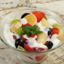 Fruit Salad, with Yogurt and Honey