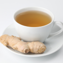 Black Tea with fresh ginger